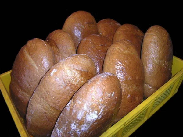 Świeże Tło Żywności Chleb — Zdjęcie stockowe