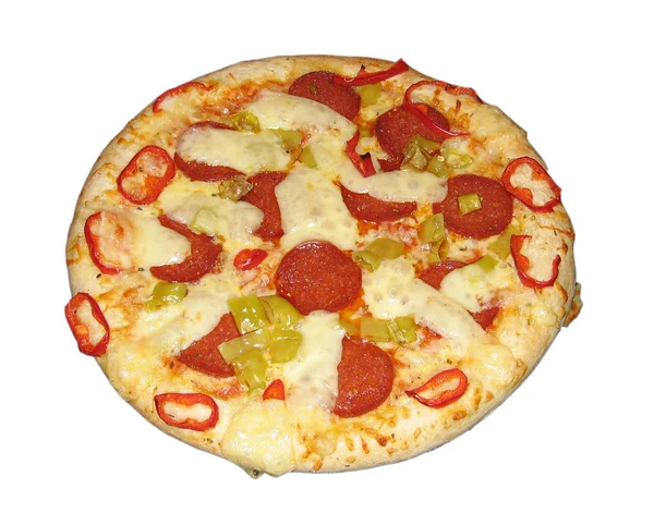 Fast Food Νόστιμη Πίτσα — Φωτογραφία Αρχείου