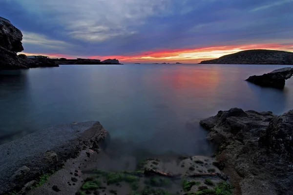 Cala Conta Biza Günbatımı — Stok fotoğraf