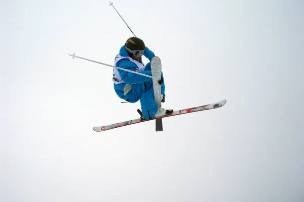 Esquiador Pista Esqui — Fotografia de Stock