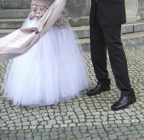 Sposa Sposo Coppia Nozze Matrimonio — Foto Stock