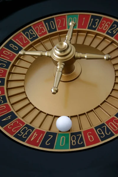 赌场游戏轮盘赌 — 图库照片