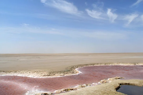 Salt Lake Tunisia Chott Djerid — Stock Photo, Image