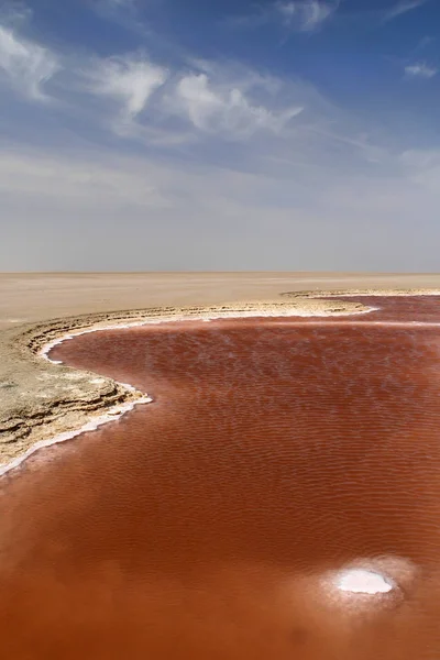 Salt Lake Tunisia Chott Djerid — Stock Photo, Image