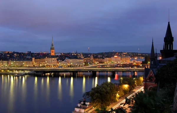 ストックホルムスウェーデンで最も人口の多い都市圏 — ストック写真