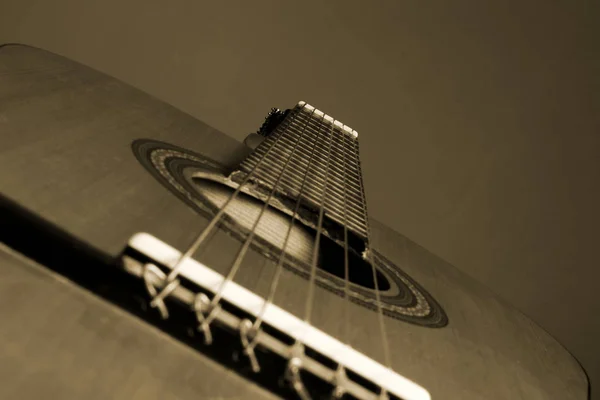 Guitarra Clásica Instrumento Musical — Foto de Stock