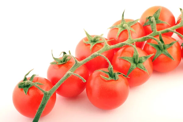 Νωπές Κόκκινες Ώριμες Ντομάτες — Φωτογραφία Αρχείου