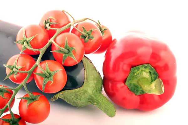 Red Ripe Fresh Tomatoes — Stock Photo, Image