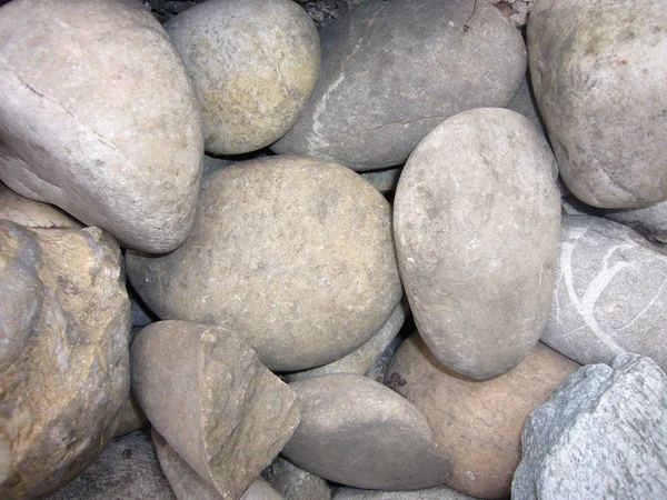 Πέτρες Βότσαλο Βράχια Παραλία — Φωτογραφία Αρχείου