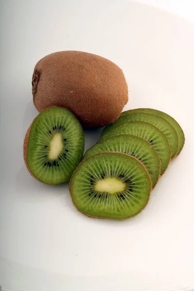 Green Kiwi Tropical Fruit — Stock Photo, Image