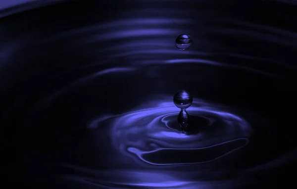 Капля Воды Капли Дождя Фон — стоковое фото