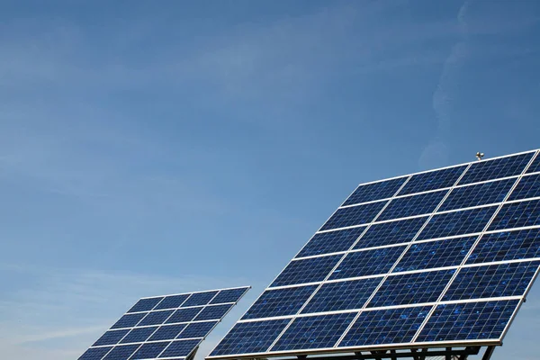 Energía Eléctrica Paneles Solares — Foto de Stock