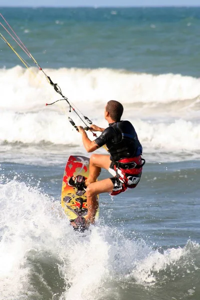 Letní Vodní Sporty Windsurfing — Stock fotografie