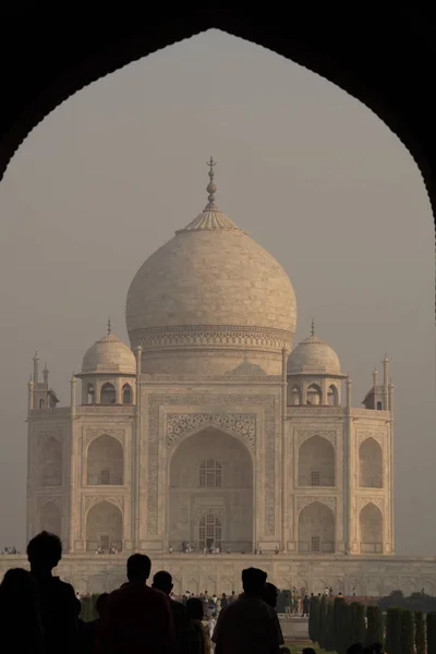 Famoso Mausoleo Taj Mahal Agra India — Foto de Stock