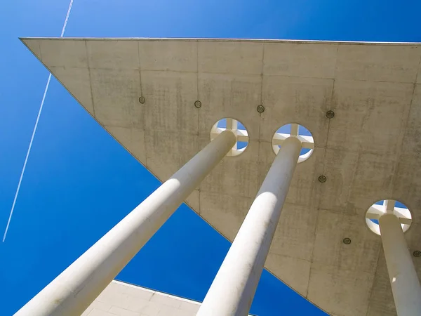 Vista Arquitectura Moderna Durante Día — Foto de Stock