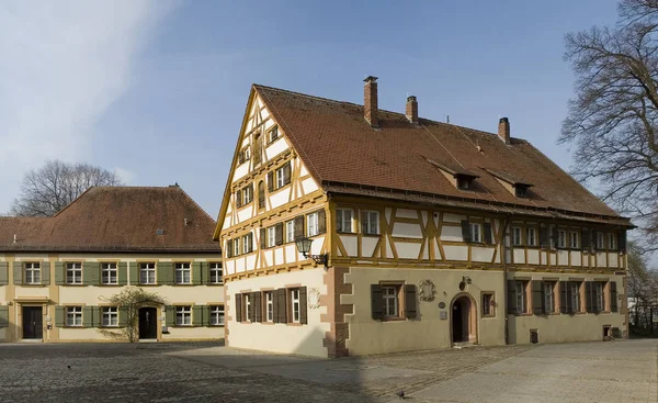 Vista Centro Histórico Rothenburg Der Tauber Bavaria Alemanha — Fotografia de Stock