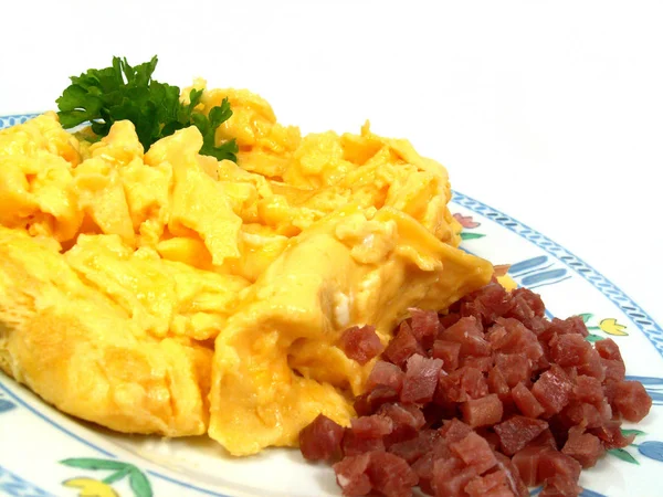 Delicious Cooked Dinner Close — Stock Photo, Image