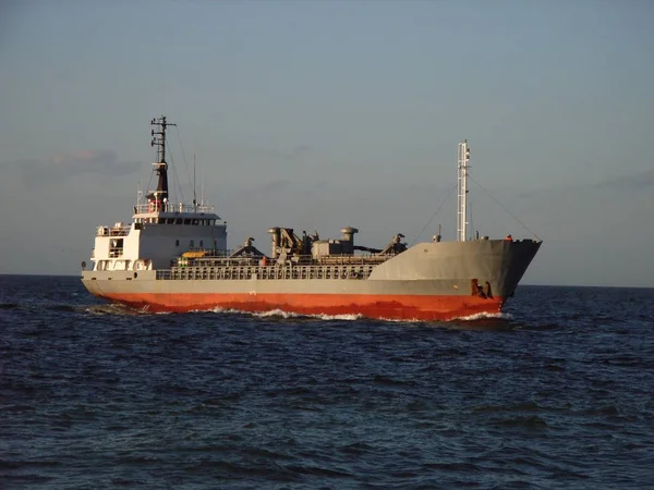 Vrachtschip Scheepvaart Water — Stockfoto