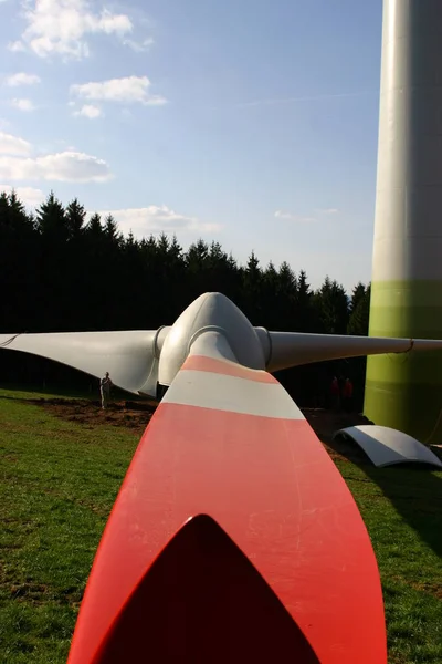 Wind Wheel Which Short Its Completion End Has Height 145 — Stock Photo, Image