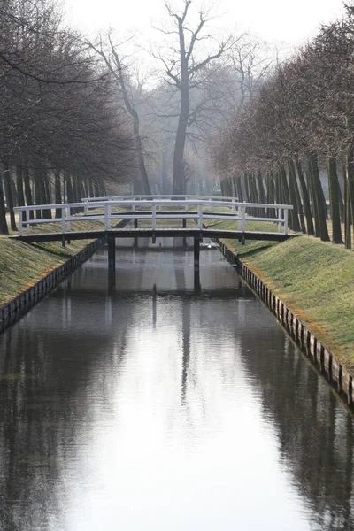 Vista Del Parque Ciudad Amsterdam Los Países Bajos — Foto de Stock