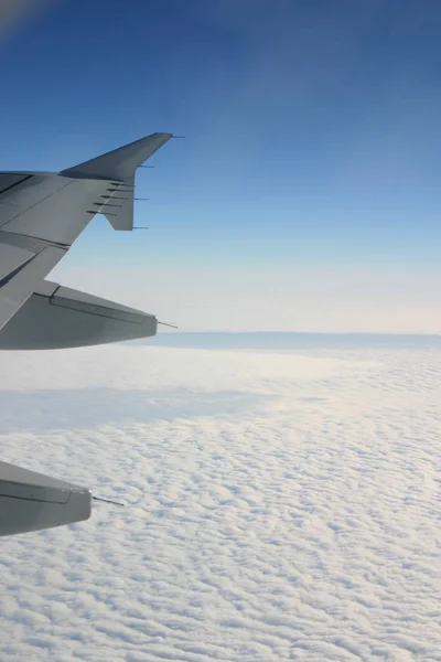 Vista Desde Ventana Del Avión —  Fotos de Stock