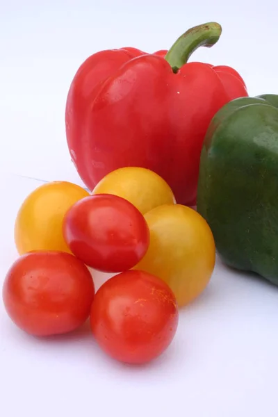 Paprika Und Tomaten — Stockfoto