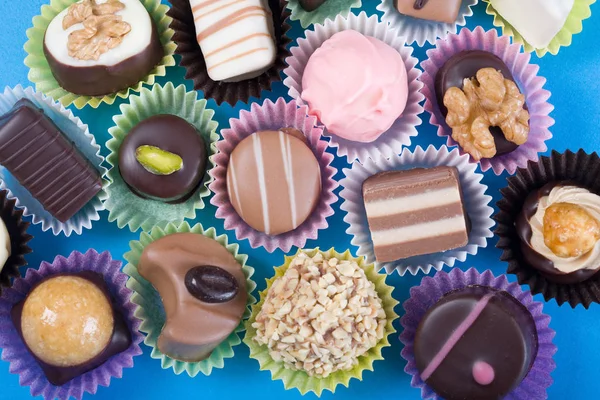 Chocolates Cima Azul — Fotografia de Stock