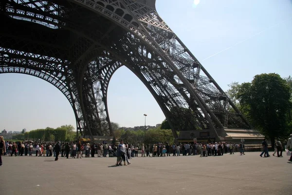Blick Auf Den Eiffelturm Paris Frankreich — Stockfoto