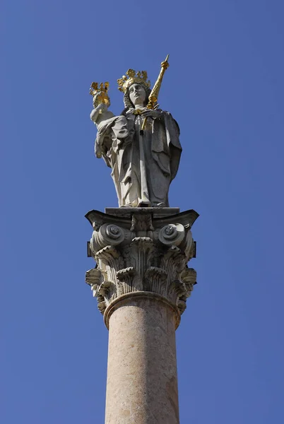 Marienplatz Libertad Cerca Munich — Foto de Stock