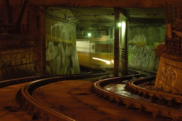 Underground Train Station City — Stock Photo, Image