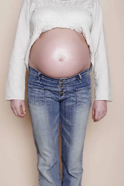 Secuestro Cierre Mujer Embarazada — Foto de Stock