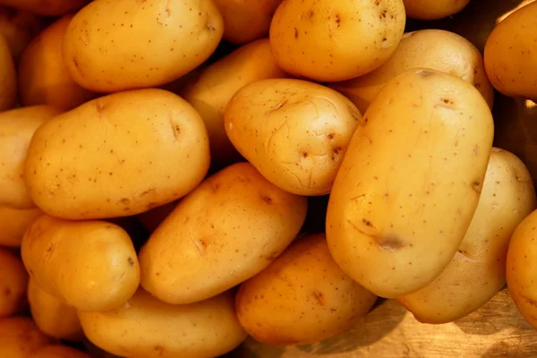 Fresh Raw Potatoes Sale Market — Stock Photo, Image