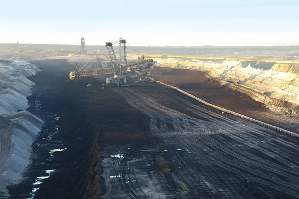 Industria Obtener Carbón Otros Minerales Una Mina — Foto de Stock