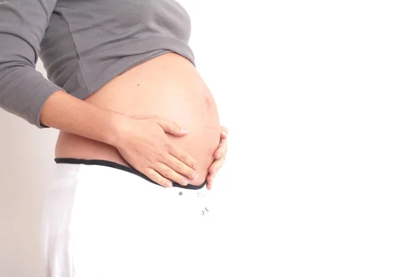 Кадр Клипа Беременной Женщины — стоковое фото