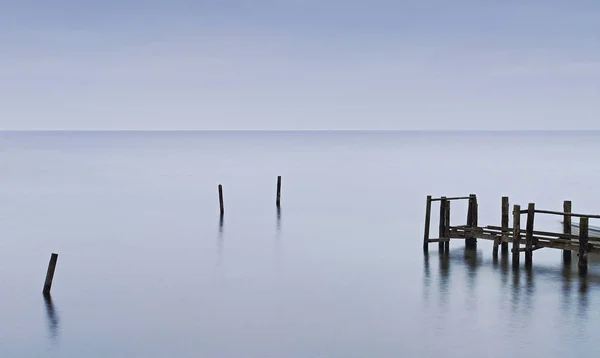 Vista Uma Bela Costa Marítima — Fotografia de Stock