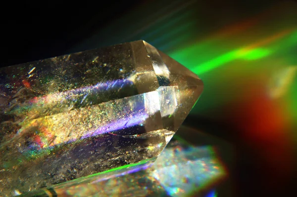 Kristal Batu Bergkristall Batu Penyembuhan Untuk Kejelasan Dan Vitalitas — Stok Foto