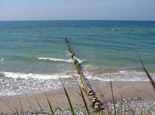 Vue Panoramique Plage Mer Baltique — Photo