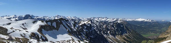 Alpenblick Com Oberstdorf — Fotografia de Stock