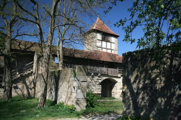 Vue Panoramique Sur Belle Architecture Médiévale — Photo