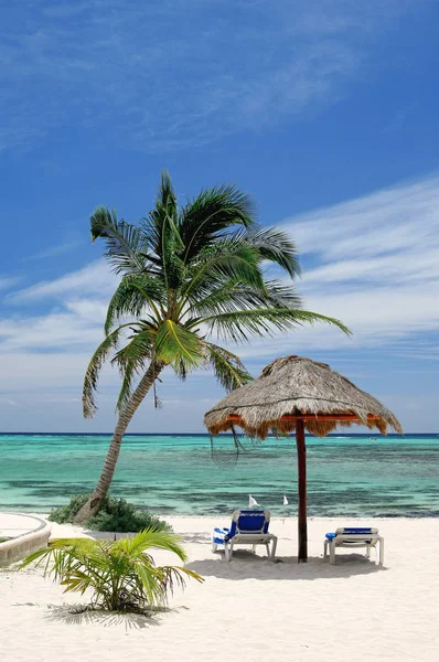 Hermosa Vista Del Resort Tropical Vacaciones Concepto Vacaciones — Foto de Stock