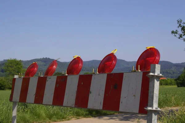 Cometa Roja Blanca Campo — Foto de Stock