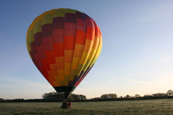 熱気球航空輸送 — ストック写真