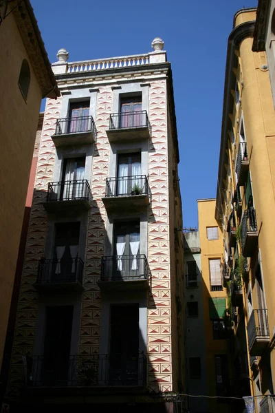 Oude Stad Van Girona Spanje — Stockfoto