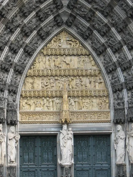 Portal Cathedral Cologne Detail — Stock Photo, Image