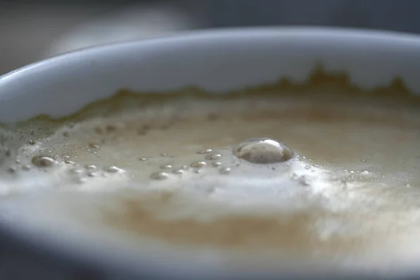 Café Preto Pausa Tarde — Fotografia de Stock