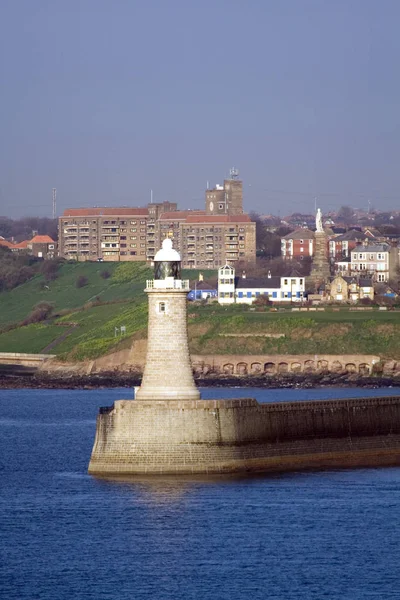 Faro Newcastle Concetto Viaggio Architettura — Foto Stock