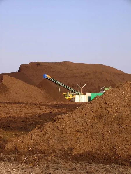 Torfbergbau Emsland — Stockfoto