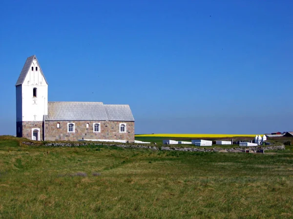 Vue Panoramique Vieille Église — Photo