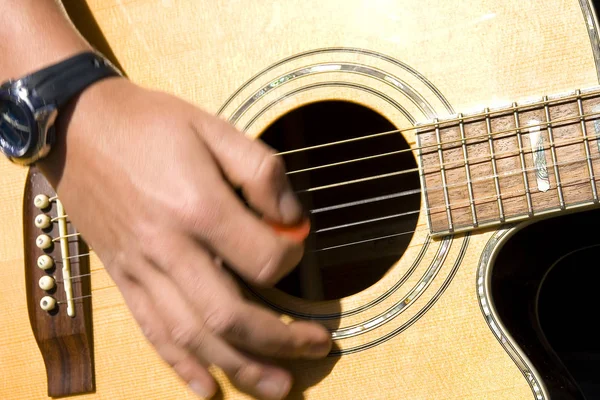 Guitarra Instrumento Musical Cuerda — Foto de Stock