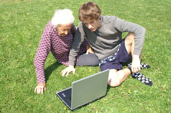 Abstrakte Natur Und Technologie — Stockfoto